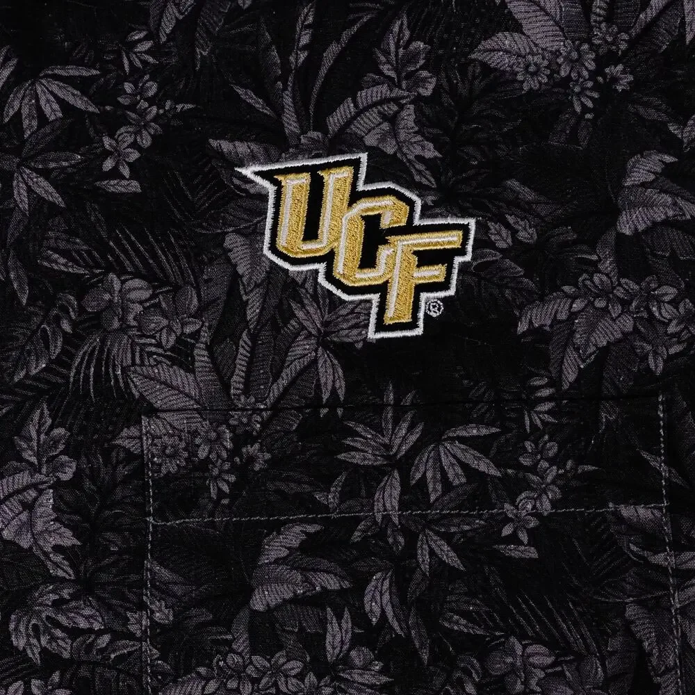 UCF Tommy Bahama Floral Hawaiian Button Up University Central Florida Medium - Picture 4 of 9